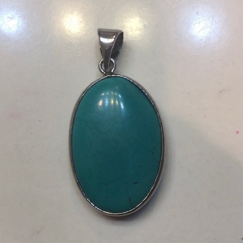 Antique Turquoise Pendant